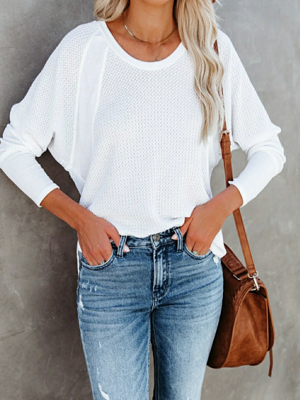 VICI COLLECTION BRECKENRIDGE THERMAL CONTRAST TOP
